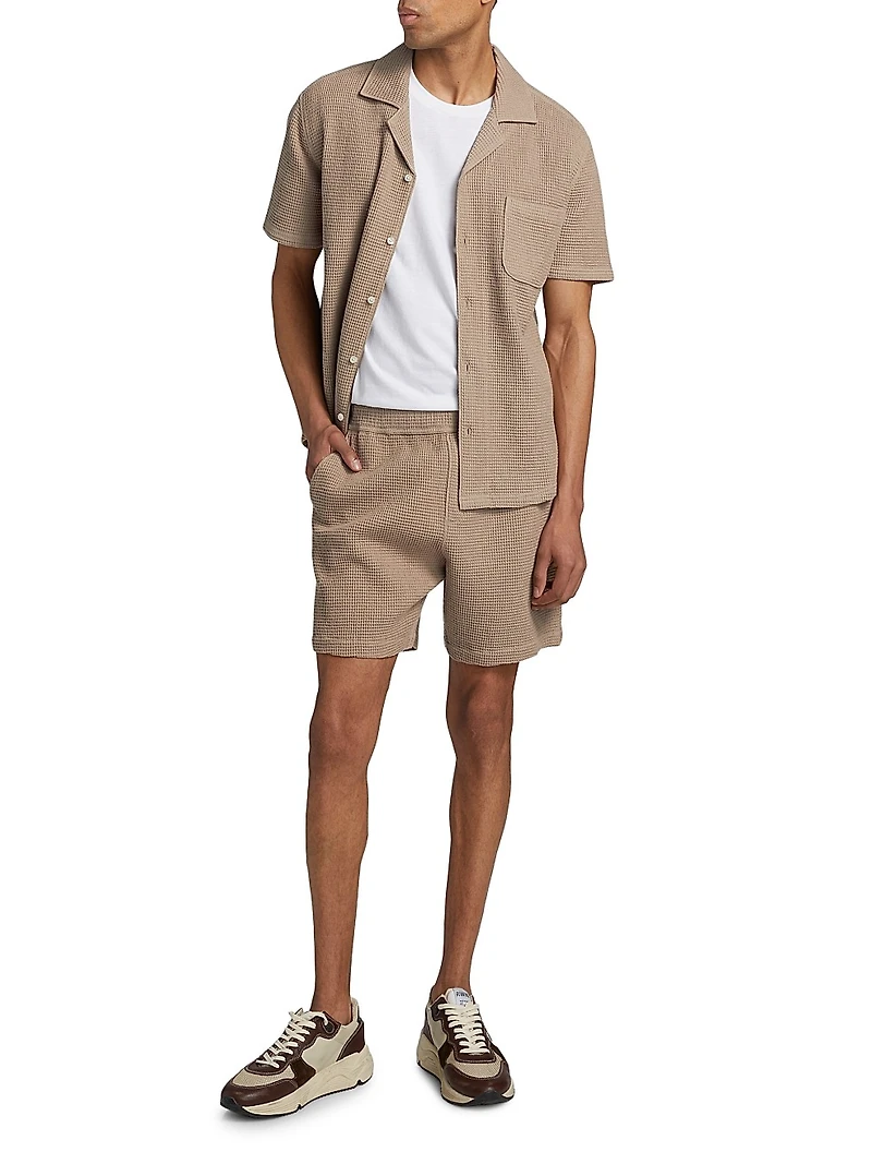 Chalmers Waffle-Knit Sweat Shorts