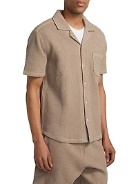 Agoura Cotton Waffle-Knit Shirt