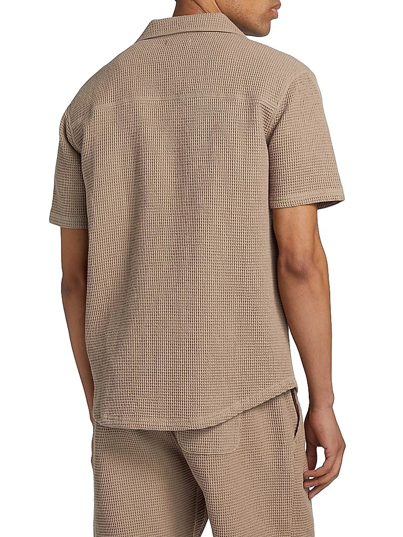 Agoura Cotton Waffle-Knit Shirt