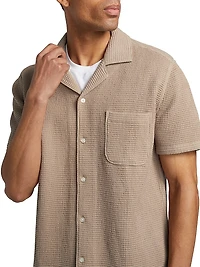 Agoura Cotton Waffle-Knit Shirt