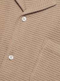Agoura Cotton Waffle-Knit Shirt