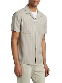 Jacobson Striped Cotton-Blend Shirt
