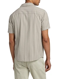 Jacobson Striped Cotton-Blend Shirt