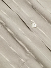 Jacobson Striped Cotton-Blend Shirt