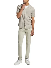 Jacobson Striped Cotton-Blend Shirt