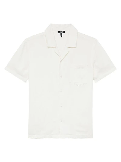 Albro Linen-Blend Camp Shirt