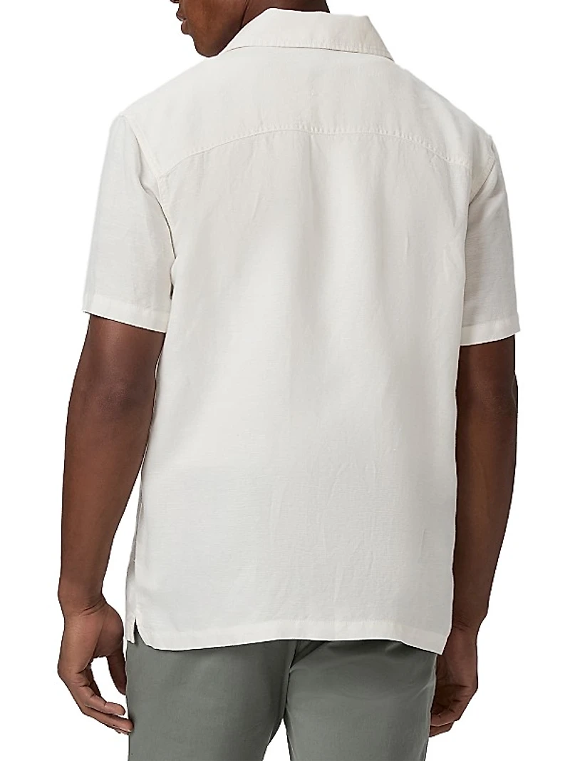 Albro Linen-Blend Camp Shirt