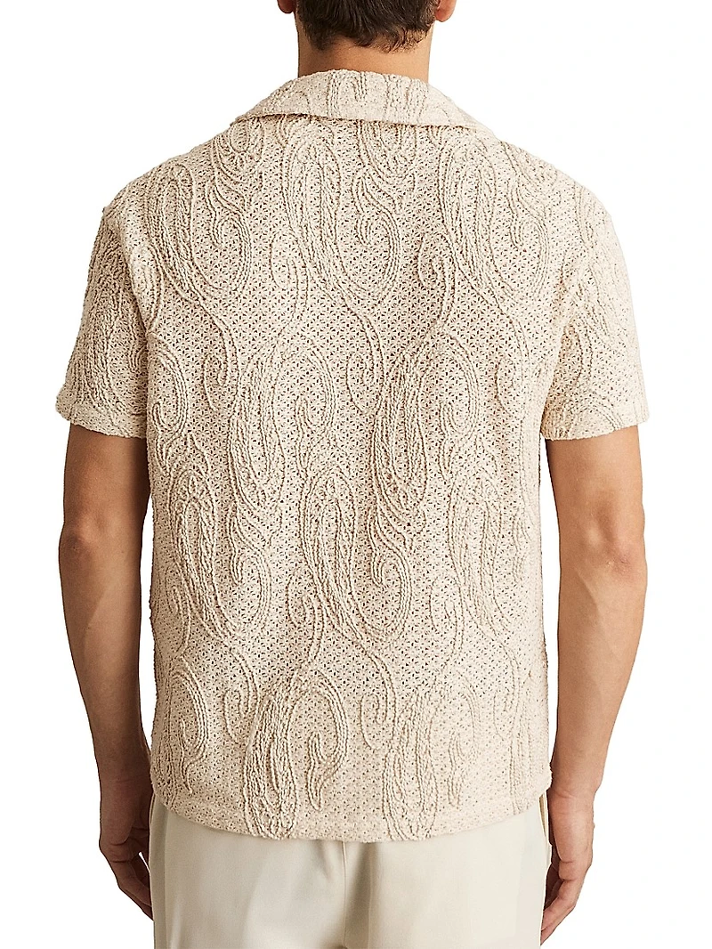 Crochet Camp Shirt