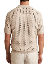 Button Through Crochet Shirt