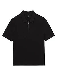 Regis Zip-Front Polo Shirt