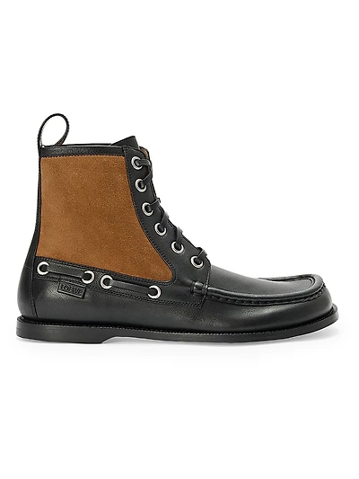 Campo Leather & Suede Loafer Boots