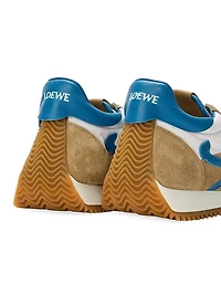 Men's Flow Runner 2.0 Leather & Suede Low-Top Sneakers