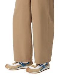 Men's Flow Runner 2.0 Leather & Suede Low-Top Sneakers