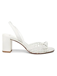 Easy Clarita 75MM Leather Slingback Sandals