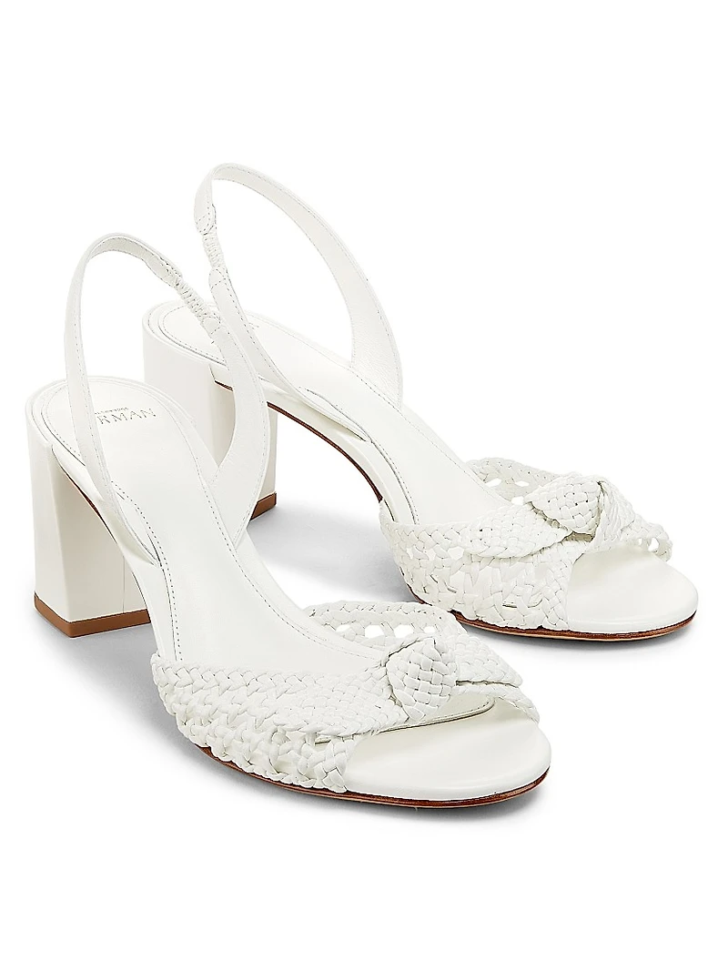 Easy Clarita 75MM Leather Slingback Sandals