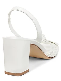 Easy Clarita 75MM Leather Slingback Sandals