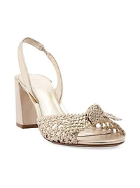 Easy Clarita Tresse 70MM Leather Sandals