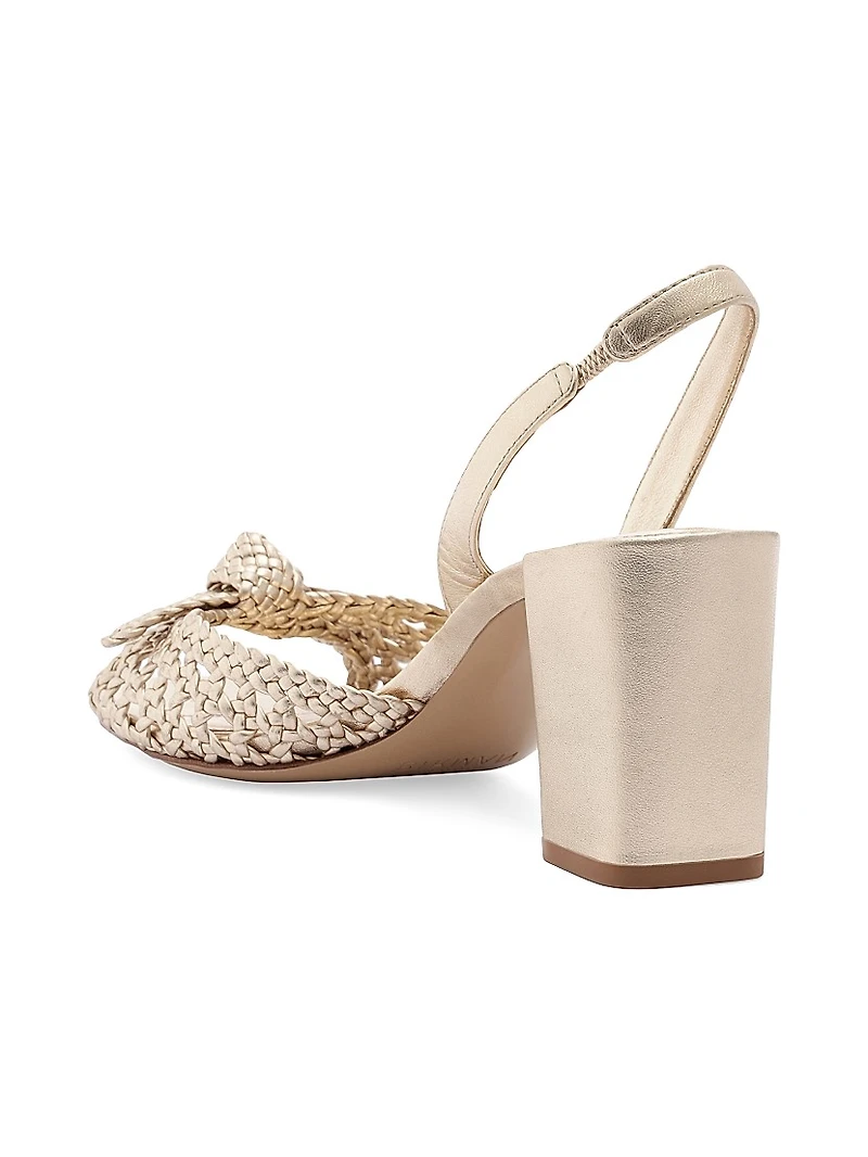Easy Clarita Tresse 70MM Leather Sandals
