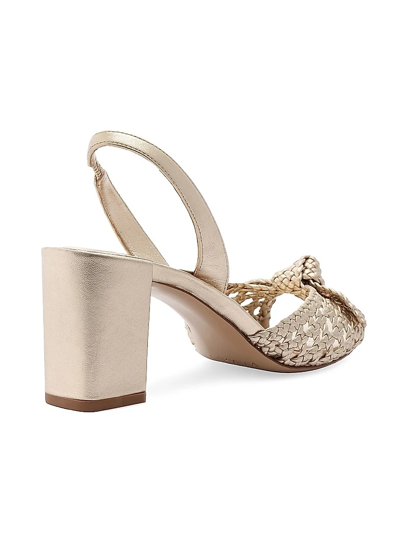 Easy Clarita Tresse 70MM Leather Sandals