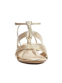 Olga 30MM Metallic Leather Sandals