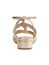 Olga 30MM Metallic Leather Sandals