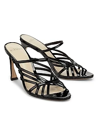Fran 85MM Strappy Leather Sandals