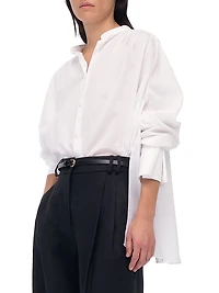 Gathered Voile Blouse