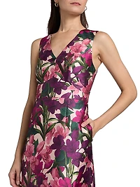 Rori Floral Tiered Gown