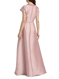 Blythe Embellished Satin Gown