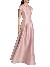 Blythe Embellished Satin Gown