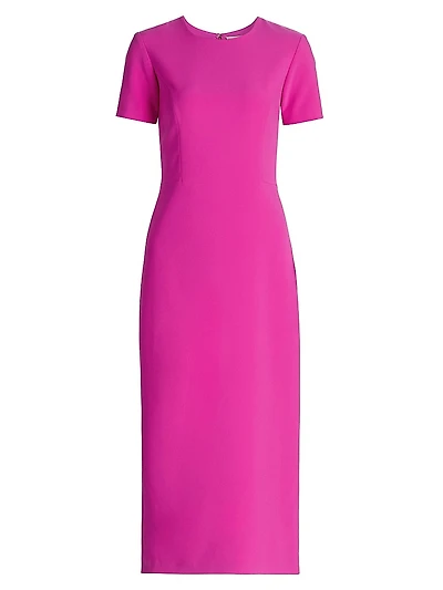 Tamara Back-Slit Midi-Dress