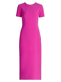 Tamara Back-Slit Midi-Dress