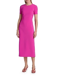 Tamara Back-Slit Midi-Dress