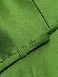 Darian Bow-Detailed Strapless Cocktail Dress