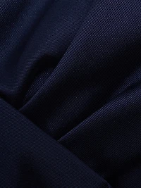 Stephie Mikado Strapless Gown