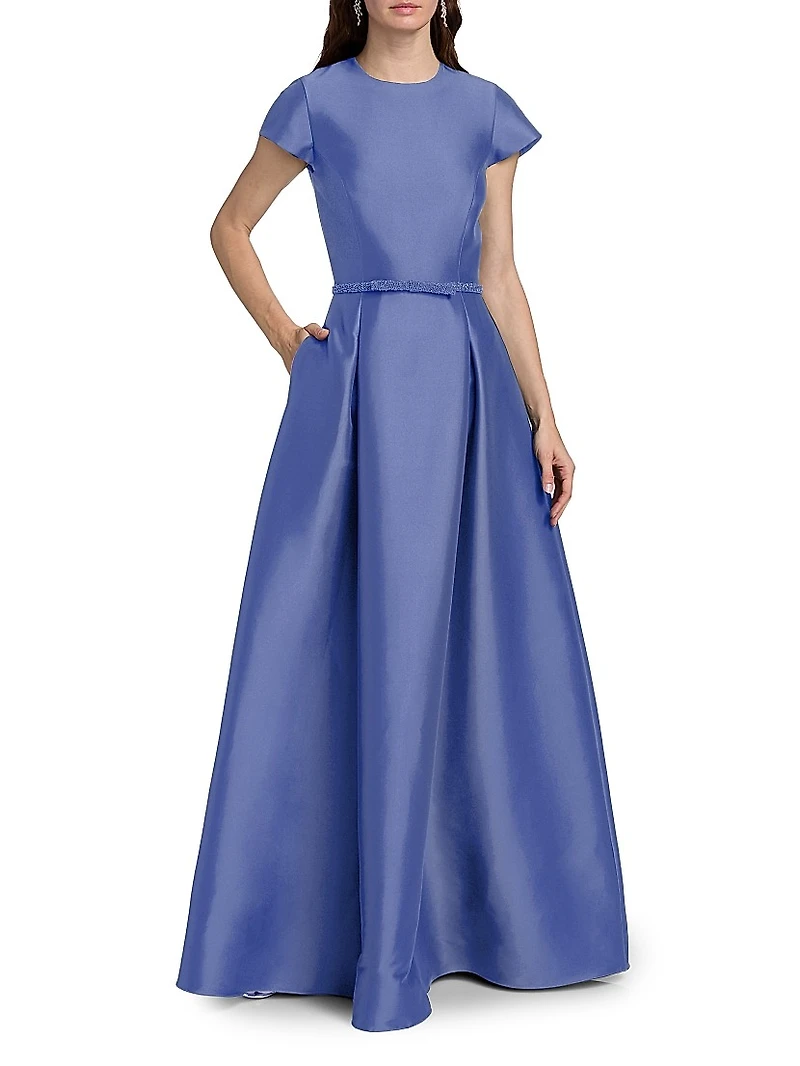 Blythe Embellished Satin Gown
