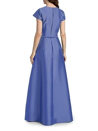 Blythe Embellished Satin Gown