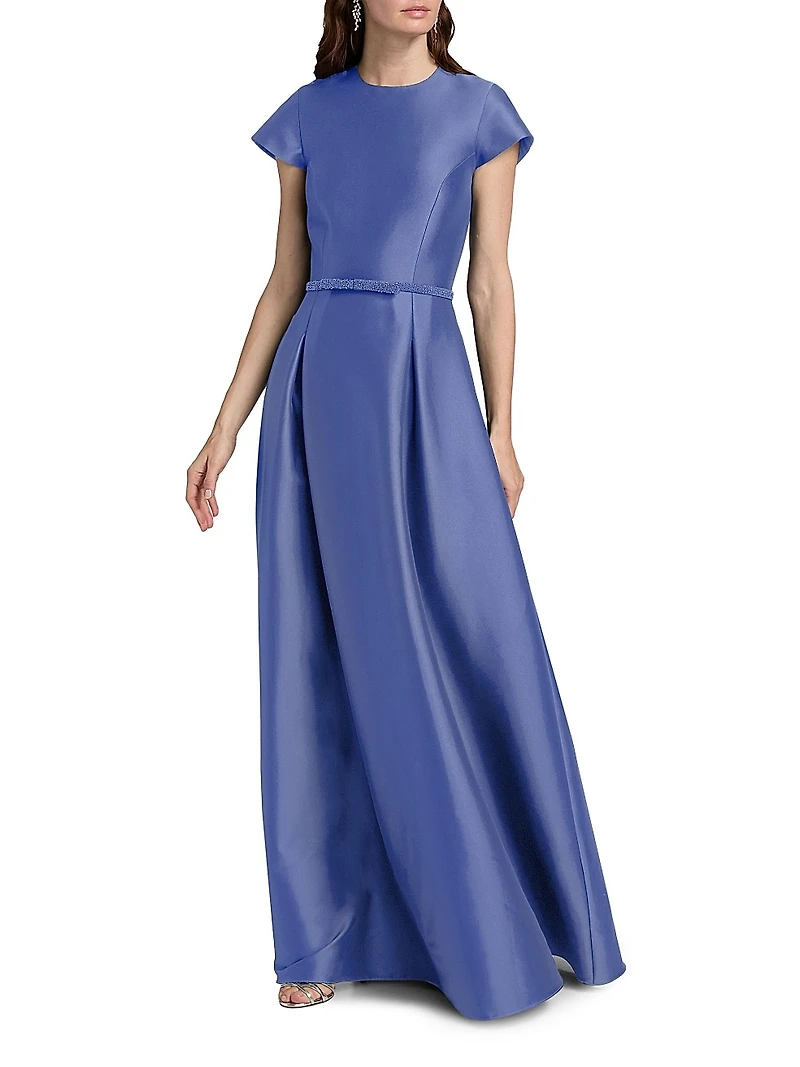 Blythe Embellished Satin Gown