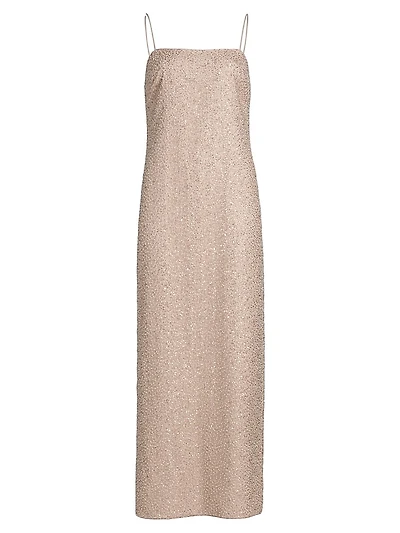 Anastasia Sequined Sheath-Style Cocktail Dress