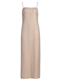 Anastasia Sequined Sheath-Style Cocktail Dress