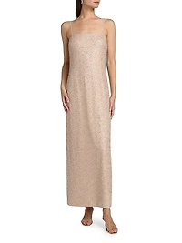 Anastasia Sequined Sheath-Style Cocktail Dress