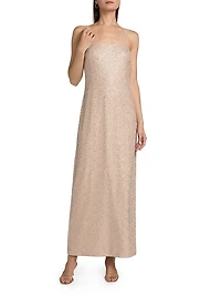 Anastasia Sequined Sheath-Style Cocktail Dress