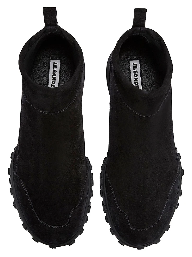 Suede Low Top Sneakers