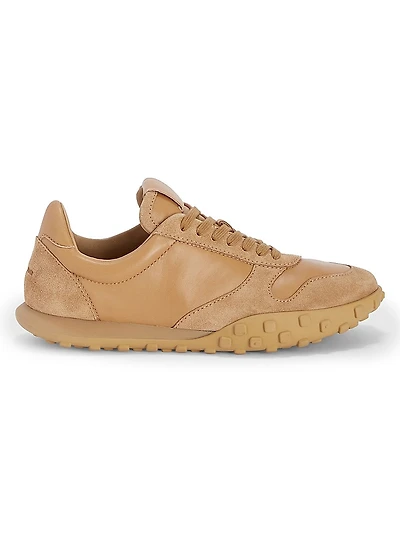 Moon Low-Top Leather Sneakers