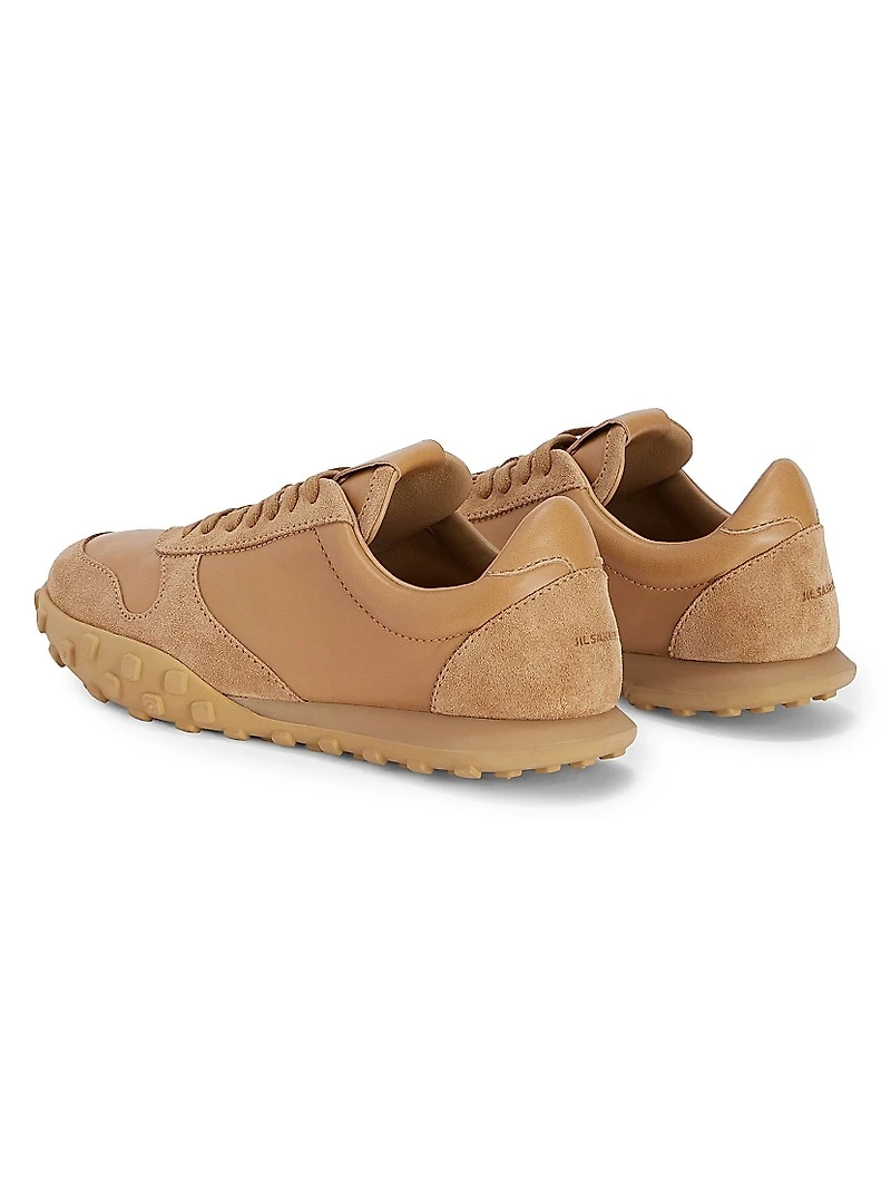 Moon Low-Top Leather Sneakers