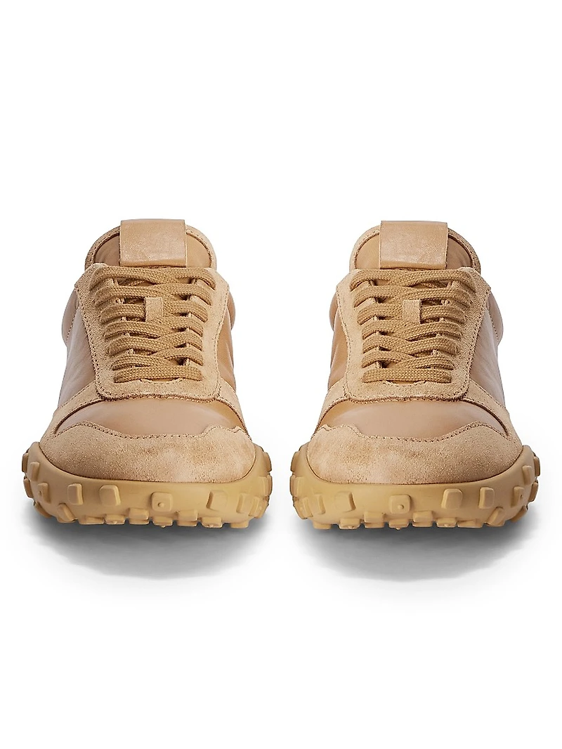 Moon Low-Top Leather Sneakers