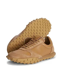 Moon Low-Top Leather Sneakers