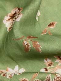 Mae Floral Linen Fit & Flare Midi-Dress