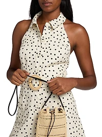 Parker Polka Dot Halter Minidress