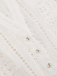 Perrin Eyelet Drawstring Top